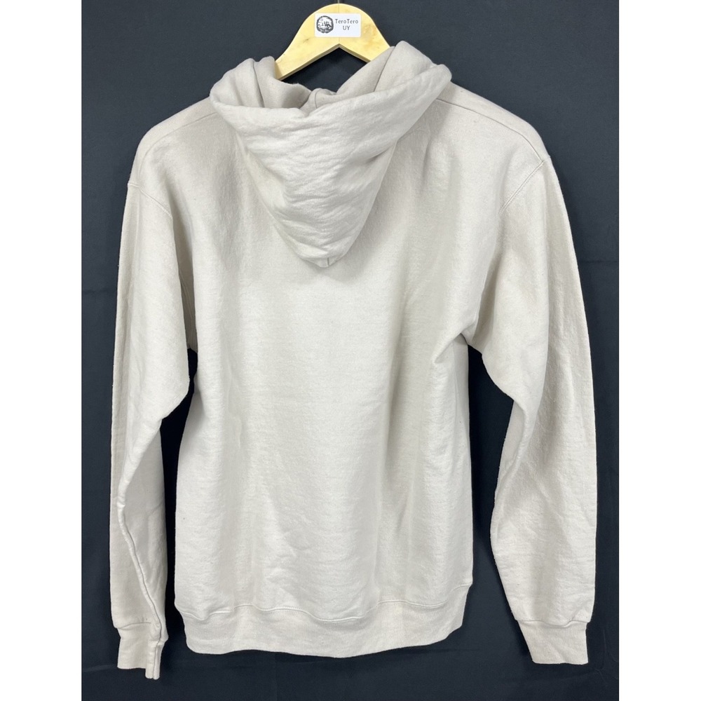 GUC Artist Union Clothing Co Beige Great Wave Tokyo Japanese Graphic Hoodie S - Picture 6 of 7